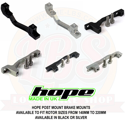 Hope post mount brake adapter - post,